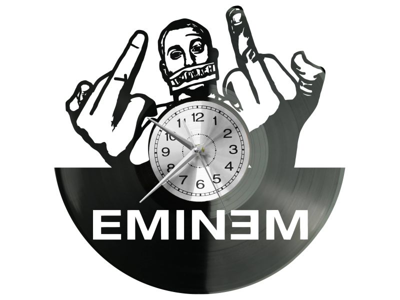 Eminem Vinyl Zegar Ścienny Płyta Winylowa Nowoczesny Dekoracyjny Na Prezent Urodziny