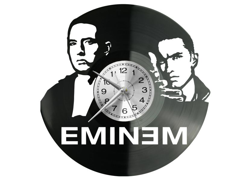 Eminem Vinyl Zegar Ścienny Płyta Winylowa Nowoczesny Dekoracyjny Na Prezent Urodziny