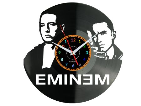 Eminem Vinyl Zegar Ścienny Płyta Winylowa Nowoczesny Dekoracyjny Na Prezent Urodziny