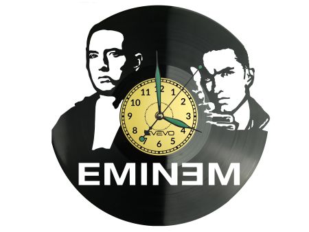 Eminem Vinyl Zegar Ścienny Płyta Winylowa Nowoczesny Dekoracyjny Na Prezent Urodziny