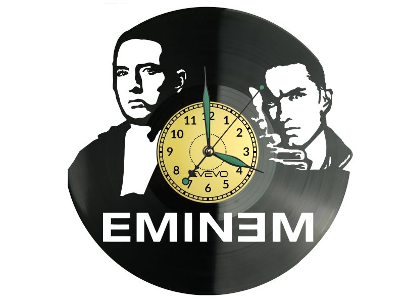 Eminem Vinyl Zegar Ścienny Płyta Winylowa Nowoczesny Dekoracyjny Na Prezent Urodziny