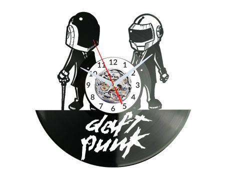 Daft Punk Vinyl Zegar Ścienny Płyta Winylowa Nowoczesny Dekoracyjny Na Prezent Urodziny