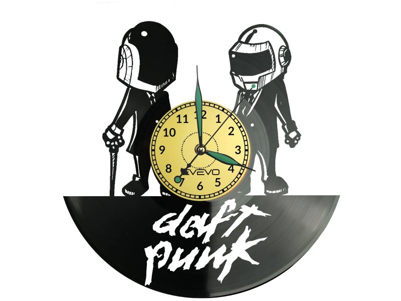 Daft Punk Vinyl Zegar Ścienny Płyta Winylowa Nowoczesny Dekoracyjny Na Prezent Urodziny