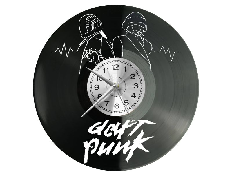 Daft Punk Vinyl Zegar Ścienny Płyta Winylowa Nowoczesny Dekoracyjny Na Prezent Urodziny