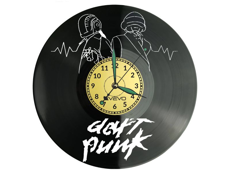 Daft Punk Vinyl Zegar Ścienny Płyta Winylowa Nowoczesny Dekoracyjny Na Prezent Urodziny