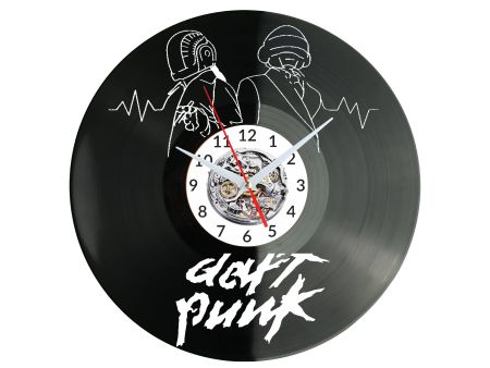 Daft Punk Vinyl Zegar Ścienny Płyta Winylowa Nowoczesny Dekoracyjny Na Prezent Urodziny