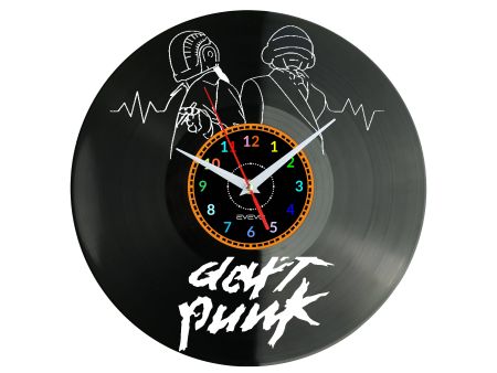 Daft Punk Vinyl Zegar Ścienny Płyta Winylowa Nowoczesny Dekoracyjny Na Prezent Urodziny