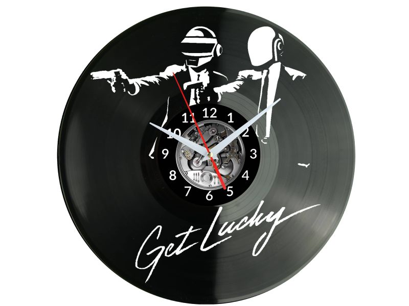 Daft Punk Vinyl Zegar Ścienny Płyta Winylowa Nowoczesny Dekoracyjny Na Prezent Urodziny