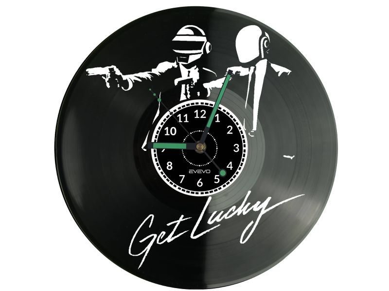 Daft Punk Vinyl Zegar Ścienny Płyta Winylowa Nowoczesny Dekoracyjny Na Prezent Urodziny