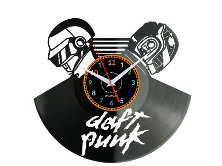 Daft Punk Vinyl Zegar Ścienny Płyta Winylowa Nowoczesny Dekoracyjny Na Prezent Urodziny