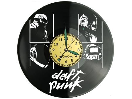 Daft Punk Vinyl Zegar Ścienny Płyta Winylowa Nowoczesny Dekoracyjny Na Prezent Urodziny