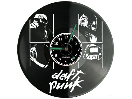 Daft Punk Vinyl Zegar Ścienny Płyta Winylowa Nowoczesny Dekoracyjny Na Prezent Urodziny