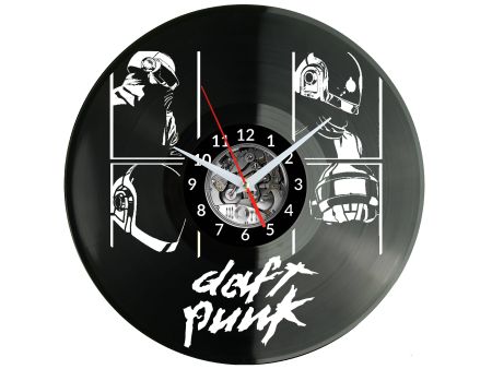 Daft Punk Vinyl Zegar Ścienny Płyta Winylowa Nowoczesny Dekoracyjny Na Prezent Urodziny