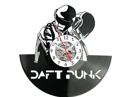 Daft Punk Vinyl Zegar Ścienny Płyta Winylowa Nowoczesny Dekoracyjny Na Prezent Urodziny