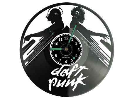 Daft Punk Vinyl Zegar Ścienny Płyta Winylowa Nowoczesny Dekoracyjny Na Prezent Urodziny