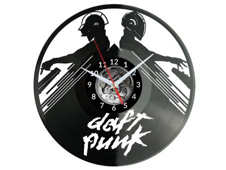 Daft Punk Vinyl Zegar Ścienny Płyta Winylowa Nowoczesny Dekoracyjny Na Prezent Urodziny