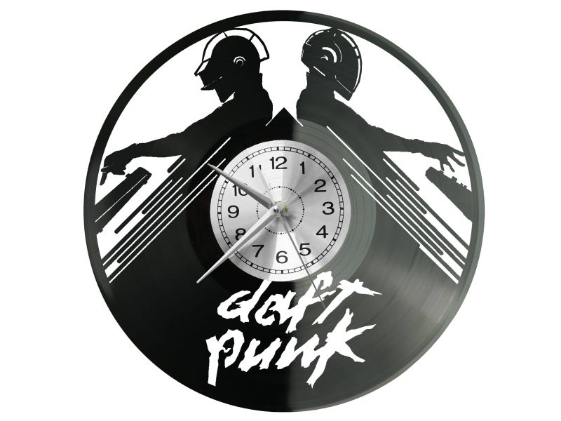 Daft Punk Vinyl Zegar Ścienny Płyta Winylowa Nowoczesny Dekoracyjny Na Prezent Urodziny