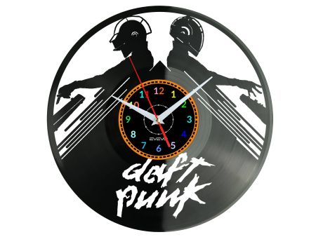 Daft Punk Vinyl Zegar Ścienny Płyta Winylowa Nowoczesny Dekoracyjny Na Prezent Urodziny