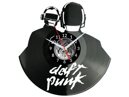 Daft Punk Vinyl Zegar Ścienny Płyta Winylowa Nowoczesny Dekoracyjny Na Prezent Urodziny