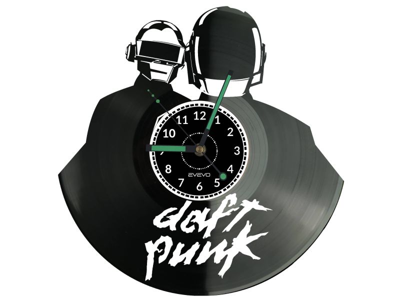 Daft Punk Vinyl Zegar Ścienny Płyta Winylowa Nowoczesny Dekoracyjny Na Prezent Urodziny