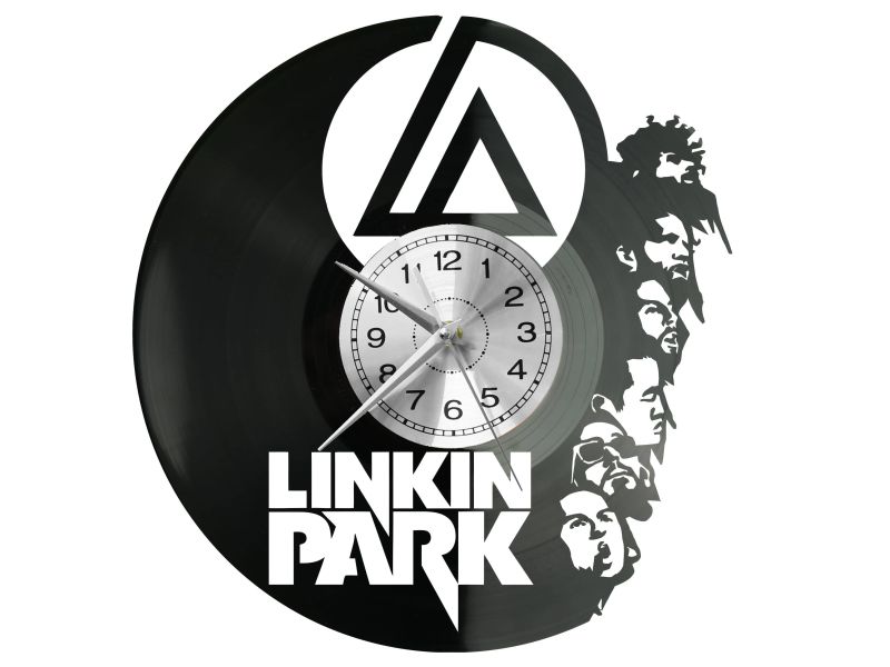 Linkin Park Vinyl Zegar Ścienny Płyta Winylowa Nowoczesny Dekoracyjny Na Prezent Urodziny