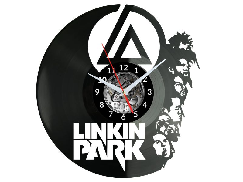 Linkin Park Vinyl Zegar Ścienny Płyta Winylowa Nowoczesny Dekoracyjny Na Prezent Urodziny