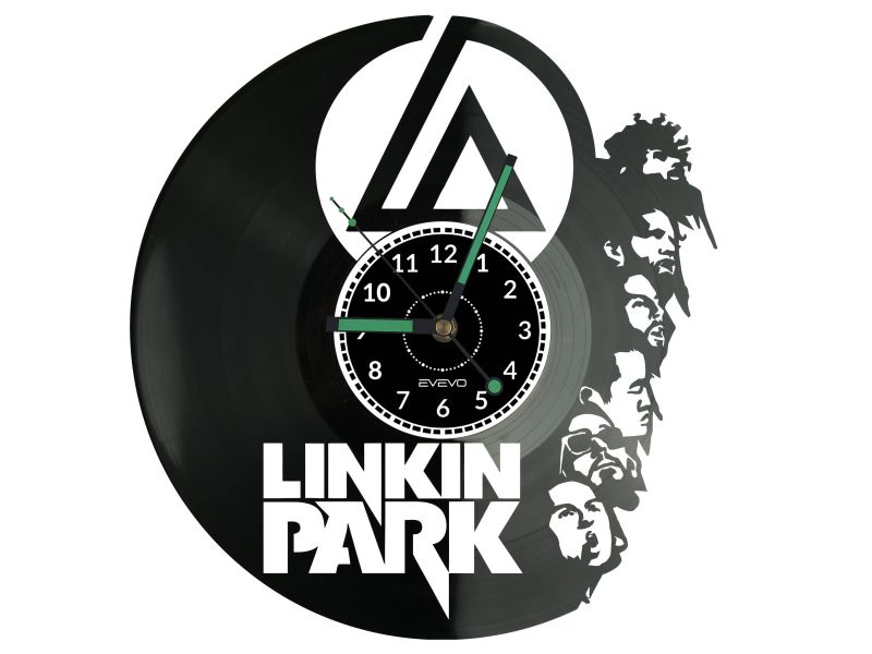 Linkin Park Vinyl Zegar Ścienny Płyta Winylowa Nowoczesny Dekoracyjny Na Prezent Urodziny