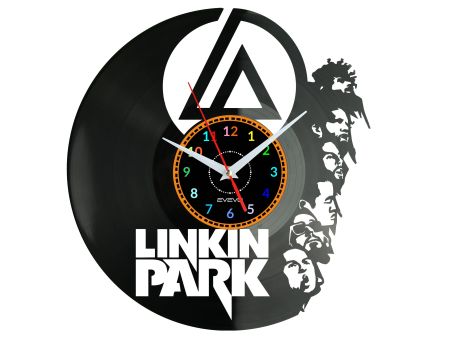 Linkin Park Vinyl Zegar Ścienny Płyta Winylowa Nowoczesny Dekoracyjny Na Prezent Urodziny