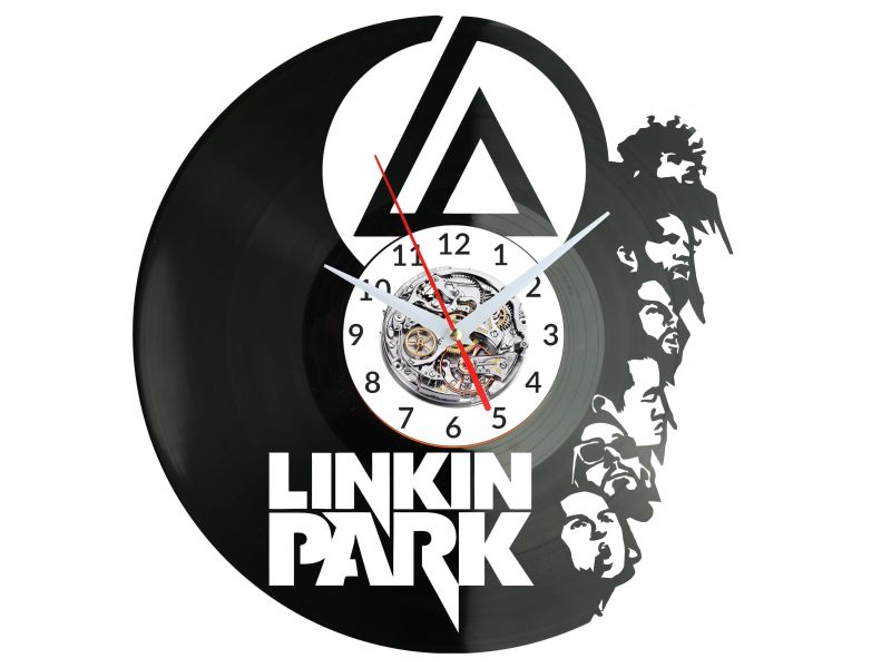 Linkin Park Vinyl Zegar Ścienny Płyta Winylowa Nowoczesny Dekoracyjny Na Prezent Urodziny