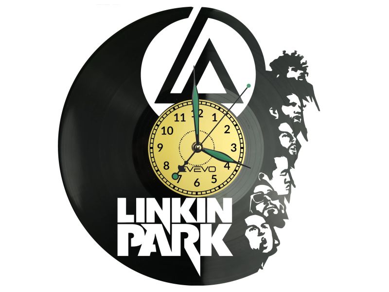 Linkin Park Vinyl Zegar Ścienny Płyta Winylowa Nowoczesny Dekoracyjny Na Prezent Urodziny