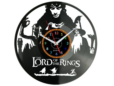 The Lord of The Rings Vinyl Zegar Ścienny Płyta Winylowa Nowoczesny Dekoracyjny Na Prezent Urodziny