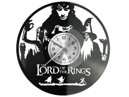 The Lord of The Rings Vinyl Zegar Ścienny Płyta Winylowa Nowoczesny Dekoracyjny Na Prezent Urodziny