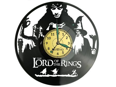 The Lord of The Rings Vinyl Zegar Ścienny Płyta Winylowa Nowoczesny Dekoracyjny Na Prezent Urodziny