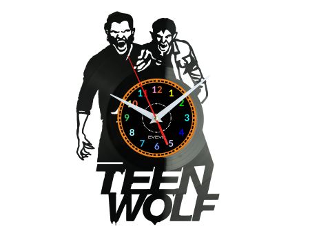 Teen Wolf Vinyl Zegar Ścienny Płyta Winylowa Nowoczesny Dekoracyjny Na Prezent Urodziny