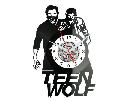 Teen Wolf Vinyl Zegar Ścienny Płyta Winylowa Nowoczesny Dekoracyjny Na Prezent Urodziny