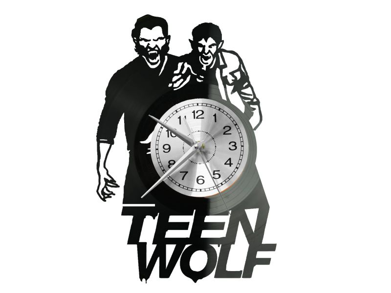 Teen Wolf Vinyl Zegar Ścienny Płyta Winylowa Nowoczesny Dekoracyjny Na Prezent Urodziny