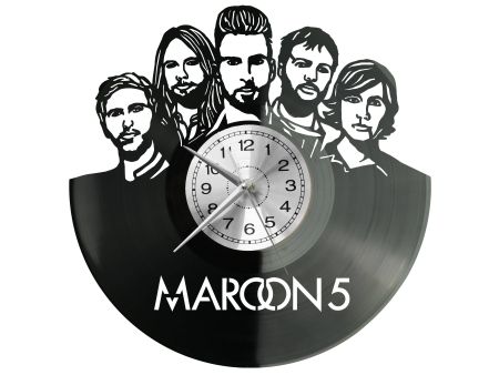 Maroon5 Vinyl Zegar Ścienny Płyta Winylowa Nowoczesny Dekoracyjny Na Prezent Urodziny