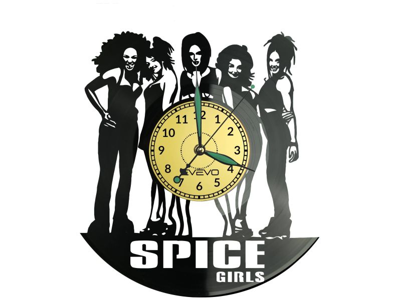 Spice Girls Vinyl Zegar Ścienny Płyta Winylowa Nowoczesny Dekoracyjny Na Prezent Urodziny