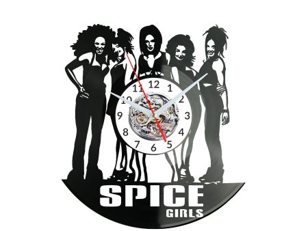 Spice Girls Vinyl Zegar Ścienny Płyta Winylowa Nowoczesny Dekoracyjny Na Prezent Urodziny