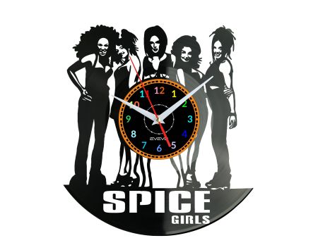 Spice Girls Vinyl Zegar Ścienny Płyta Winylowa Nowoczesny Dekoracyjny Na Prezent Urodziny