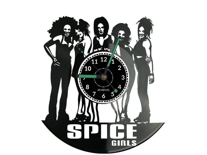 Spice Girls Vinyl Zegar Ścienny Płyta Winylowa Nowoczesny Dekoracyjny Na Prezent Urodziny