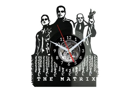 The Matrix Vinyl Zegar Ścienny Płyta Winylowa Nowoczesny Dekoracyjny Na Prezent Urodziny