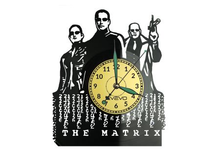 The Matrix Vinyl Zegar Ścienny Płyta Winylowa Nowoczesny Dekoracyjny Na Prezent Urodziny