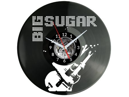 Big Sugar Vinyl Zegar Ścienny Płyta Winylowa Nowoczesny Dekoracyjny Na Prezent Urodziny