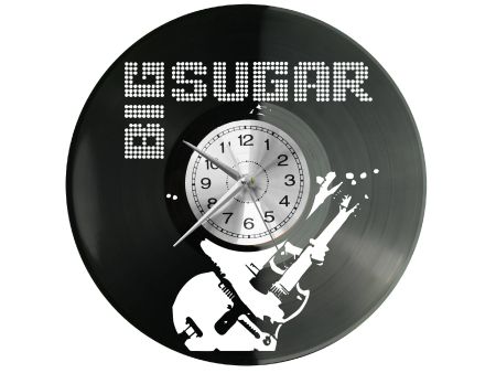 Big Sugar Vinyl Zegar Ścienny Płyta Winylowa Nowoczesny Dekoracyjny Na Prezent Urodziny