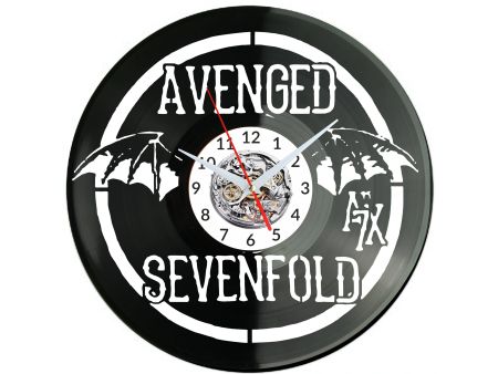 Avenged Sevenfold Vinyl Zegar Ścienny Płyta Winylowa Nowoczesny Dekoracyjny Na Prezent Urodziny