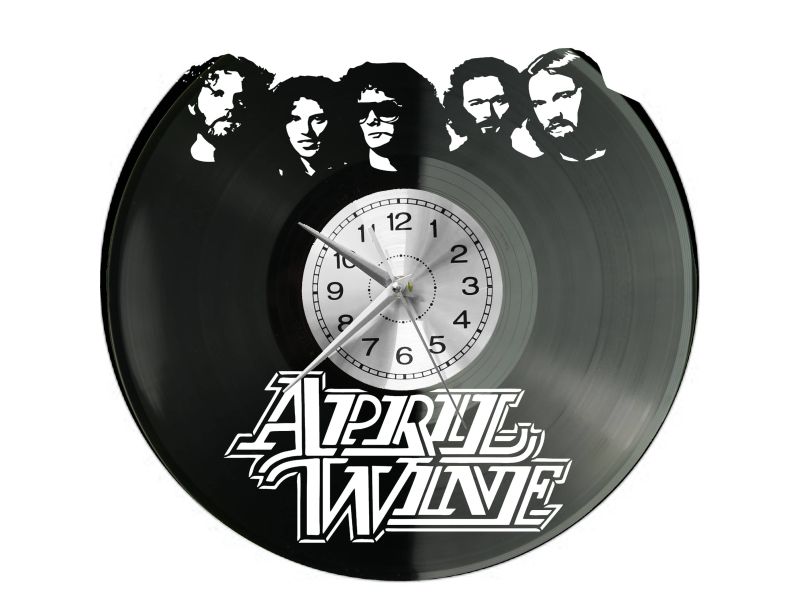 April Wine Vinyl Zegar Ścienny Płyta Winylowa Nowoczesny Dekoracyjny Na Prezent Urodziny