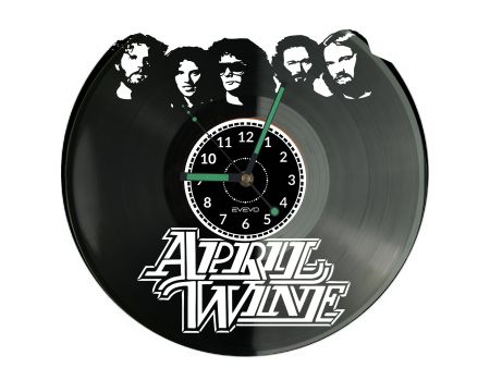 April Wine Vinyl Zegar Ścienny Płyta Winylowa Nowoczesny Dekoracyjny Na Prezent Urodziny