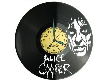 Alice Cooper Vinyl Zegar Ścienny Płyta Winylowa Nowoczesny Dekoracyjny Na Prezent Urodziny