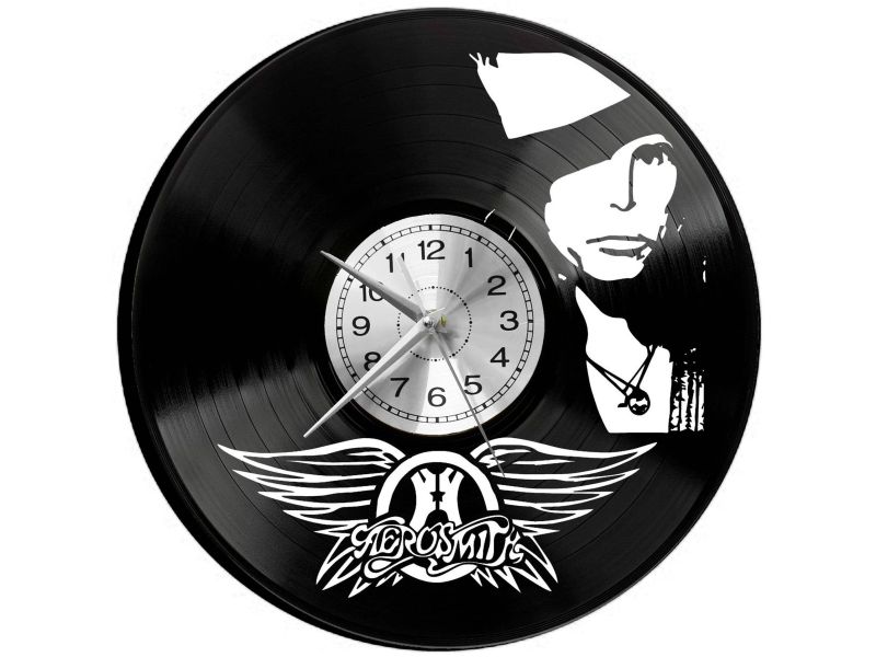 AEROSMITH Vinyl Zegar Ścienny Płyta Winylowa Nowoczesny Dekoracyjny Na Prezent Urodziny